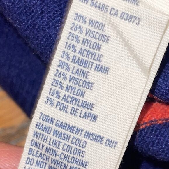 AMERICAN EAGLE soft wool blend cardigan/navy blue/WL - Picture 5 of 5